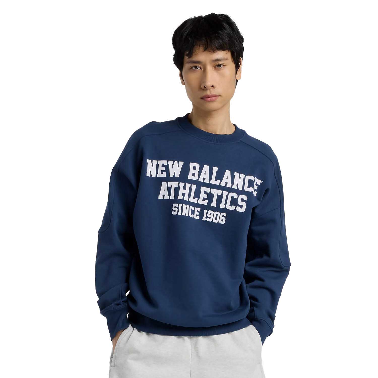 New Balance Varsity French Terry Graphic Crew